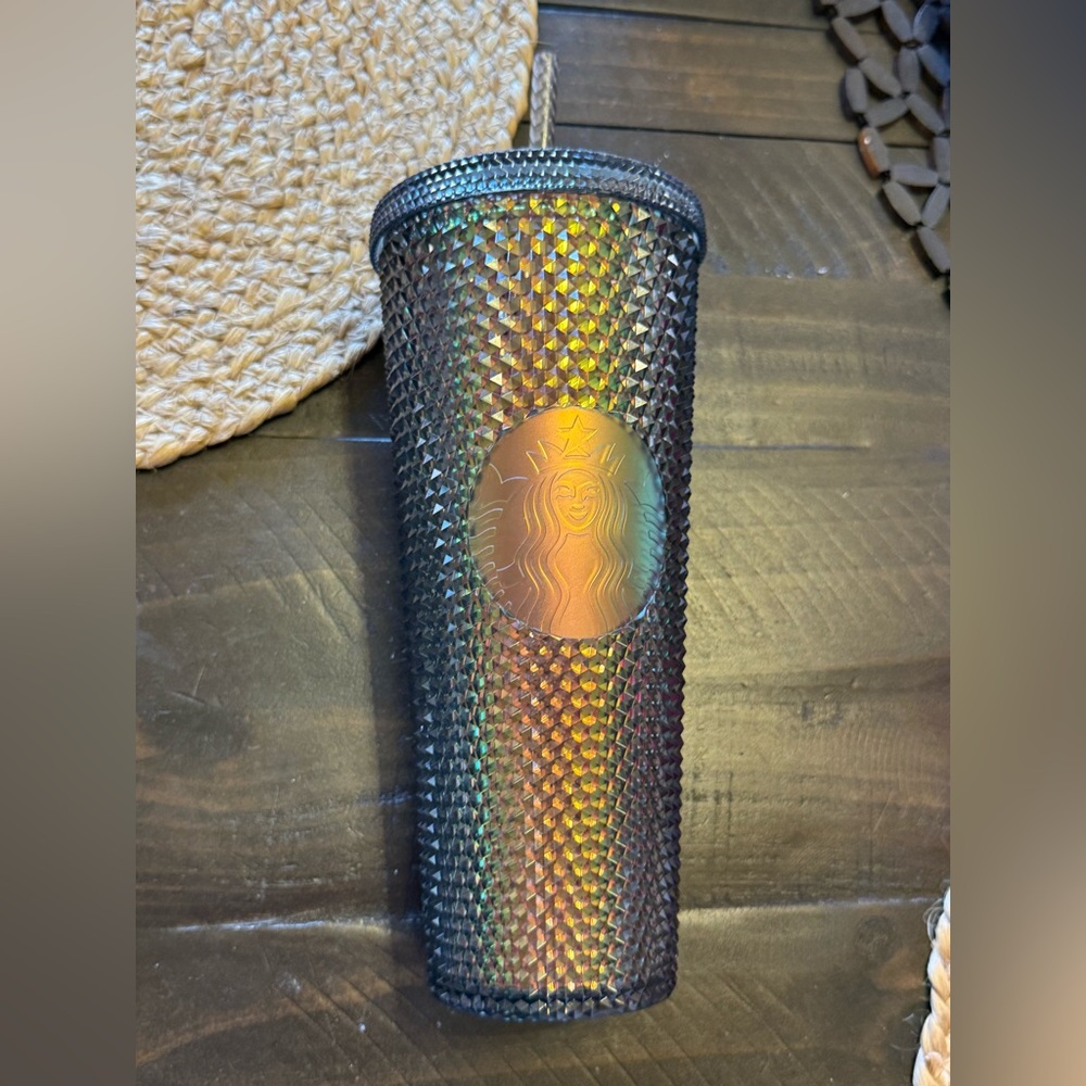 Starbucks Iridescent Black Studded Tumbler Cover
